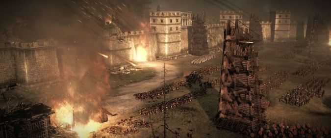 Siege attack in Roman times